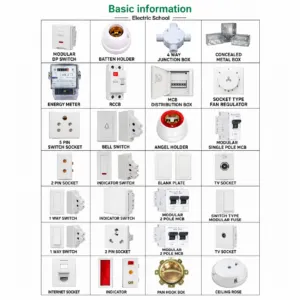 Electrical Modular Switches, Sockets & Wiring Accessories